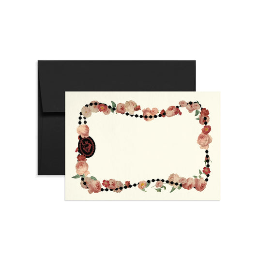 Rose Beads Greeting Cards Set by Open Sea