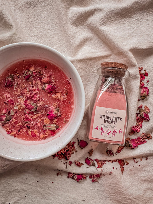 Wildflower Whimsy Herbal Bath Fizz by Gate & Garden Apothecary