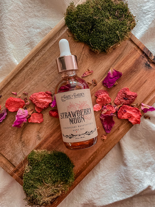 Strawberry Moon Body Oil by Gate & Garden Apothecary