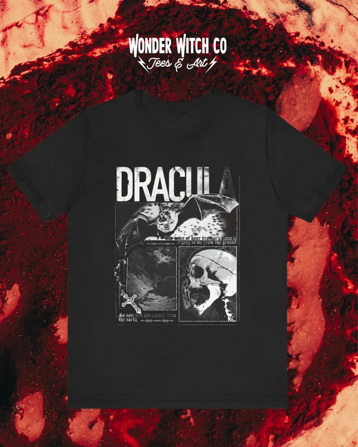 Dracula Cain and Abel Graphic Tee by Wonder Witch Boutique