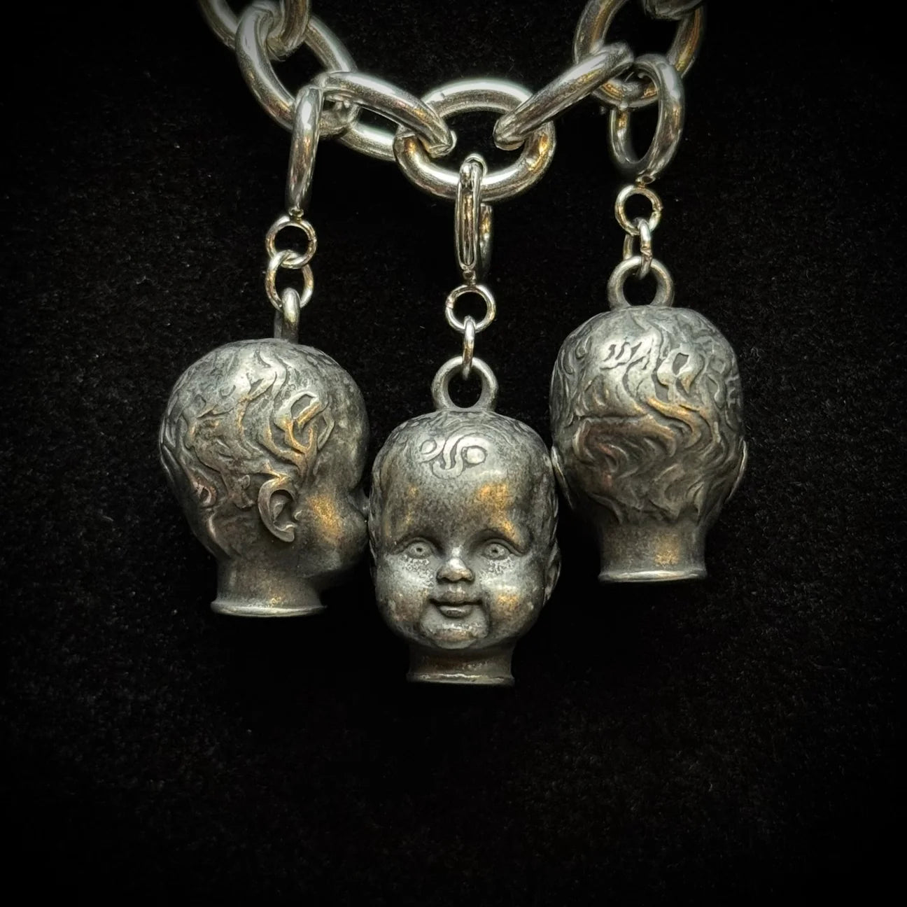 Velvet Apparition Build Your Own Gothic Charm Bracelet + Stainless Steel Charms