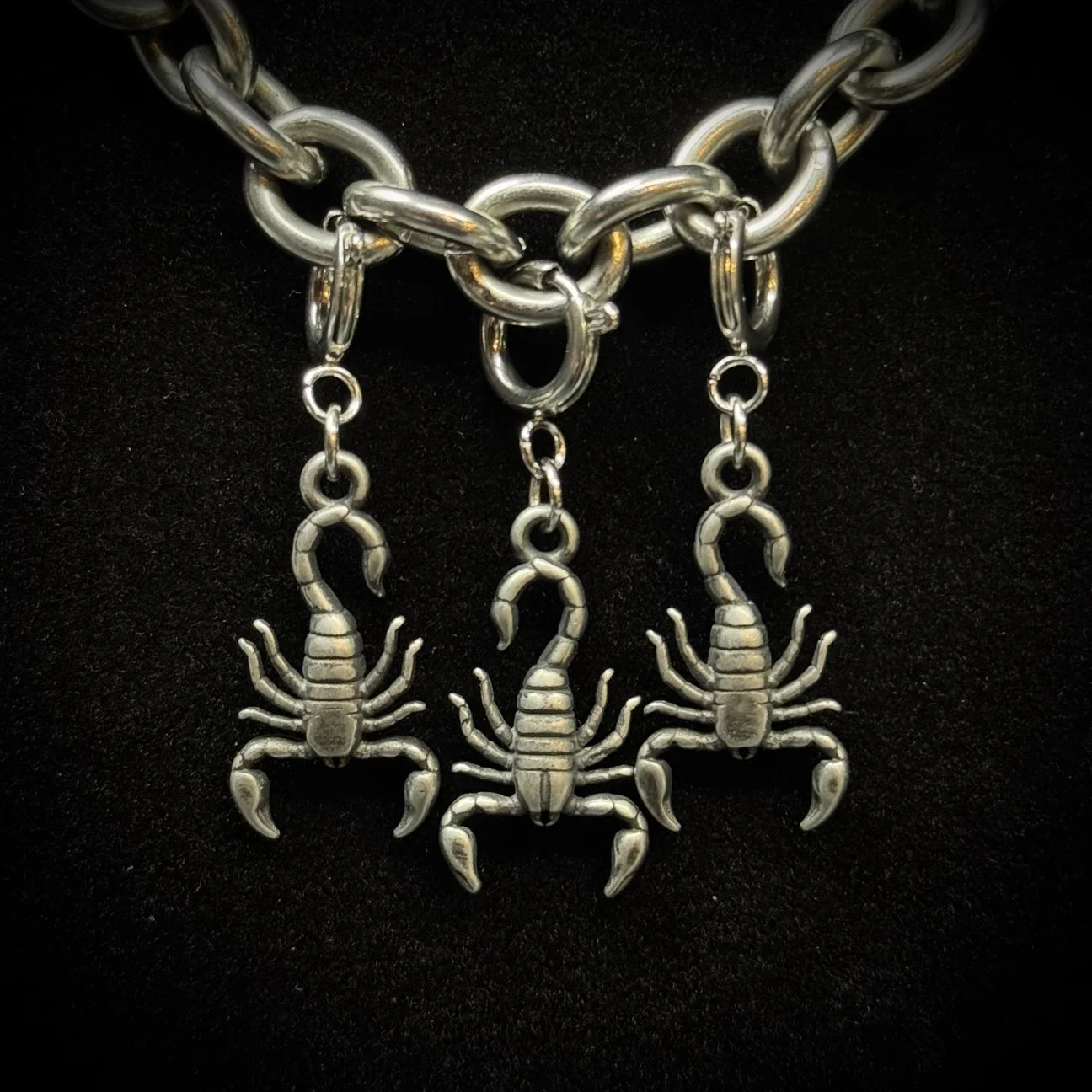 Velvet Apparition Build Your Own Gothic Charm Bracelet + Stainless Steel Charms