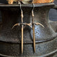 Sorcerer Sword Dangles in Brass by Acid Queen