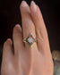 Grounded Quartz Ring in Brass by Acid Queen