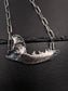 Ethically Sourced Canine Jawbone Sterling Silver Necklace by Inex Jewelry