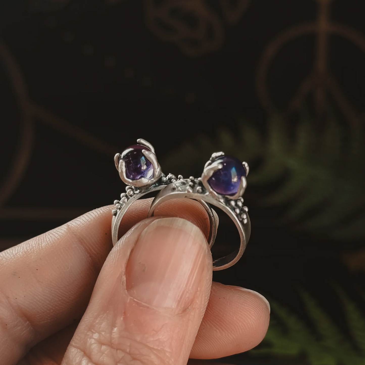 Small Sorceress Divination Ring by Acid Queen Jewelry