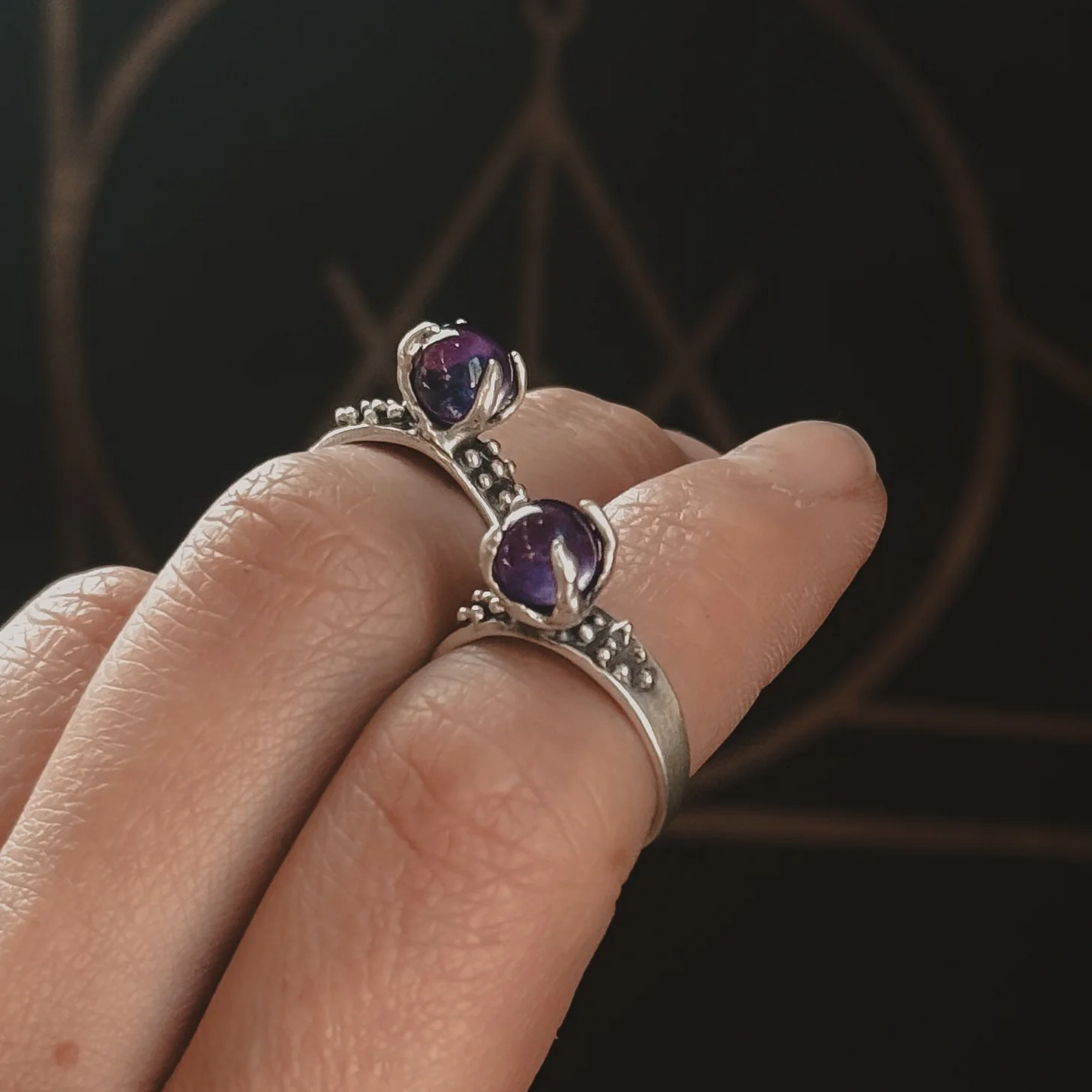 Small Sorceress Divination Ring by Acid Queen Jewelry