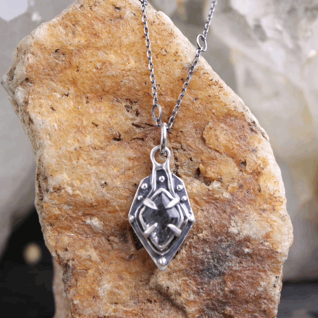 Maiden Necklace // Tourmalated Quartz