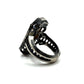 Ancient Origins Raw White Sapphire Ring in Sterling Silver by Julian the 2nd