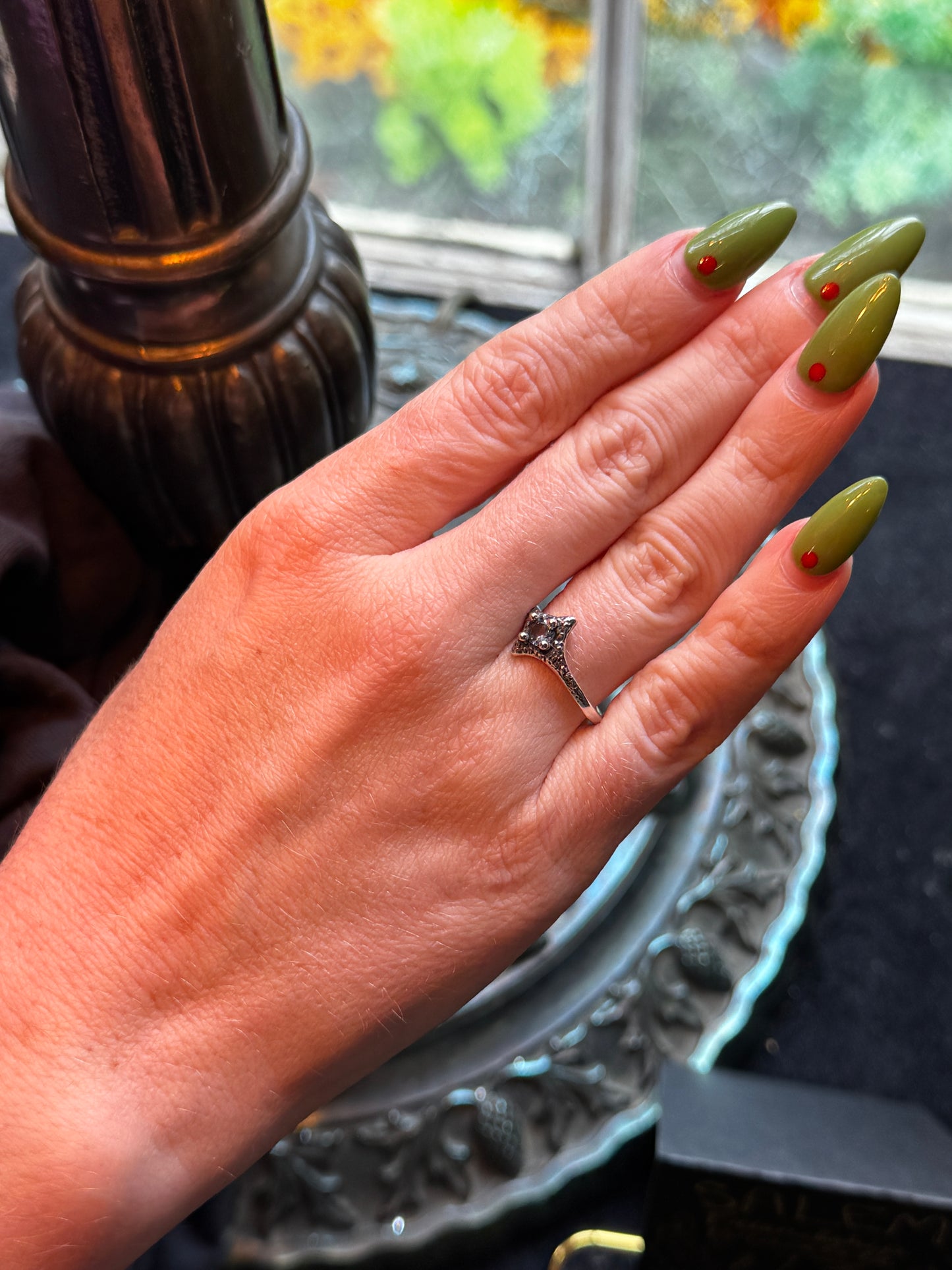 Blue Topaz Pixie Ring