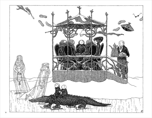 Edward Gorey Coloring Book (Hardcover)