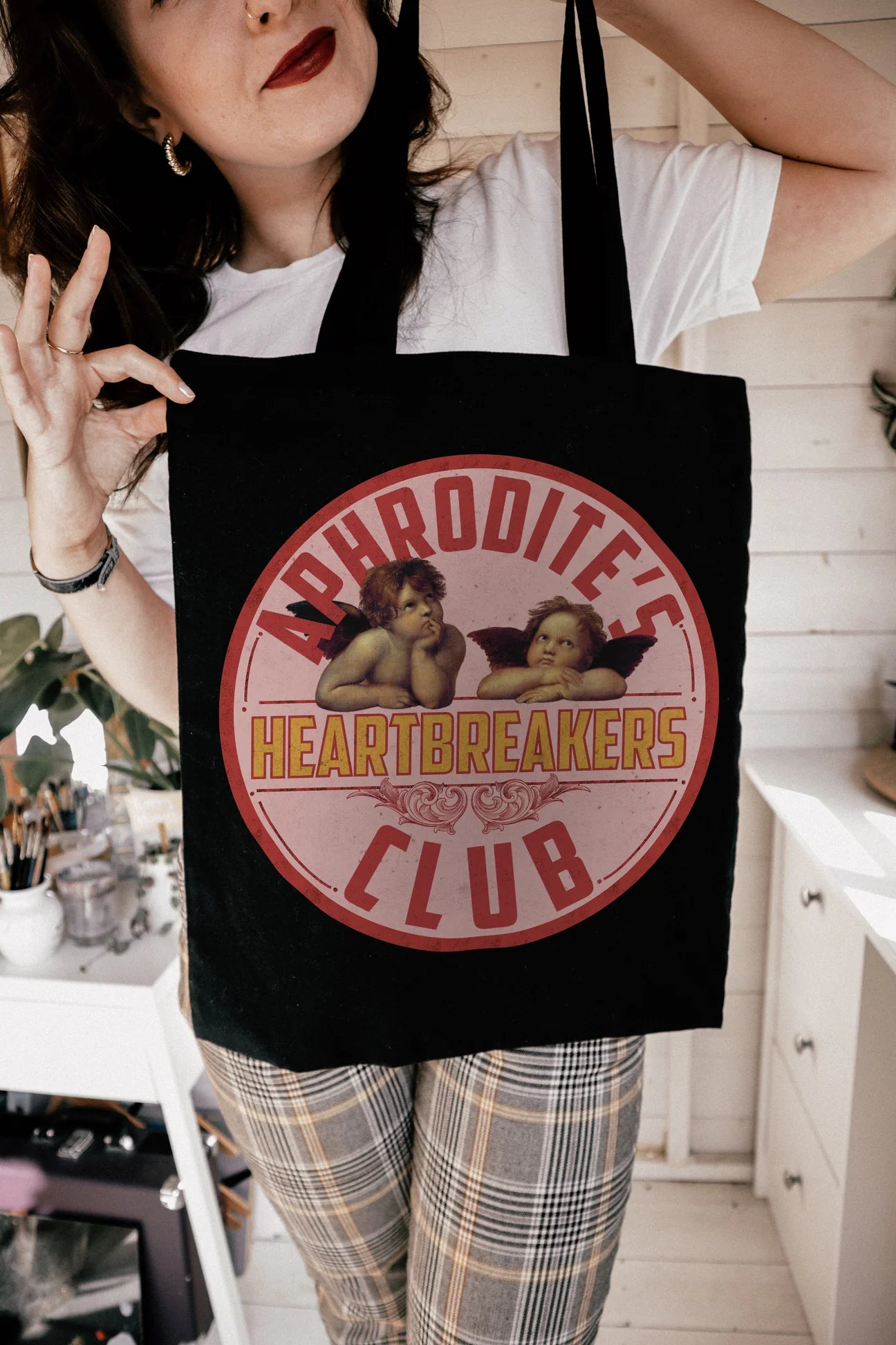 Aphrodite’s Heartbreakers Club Tote by Wonder Witch Boutique