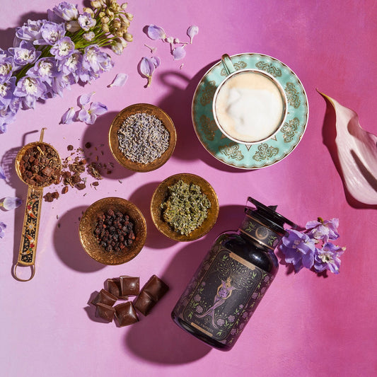 The Empress: Lavender Currant Shatavari Cocoa Tea by Magic Hour