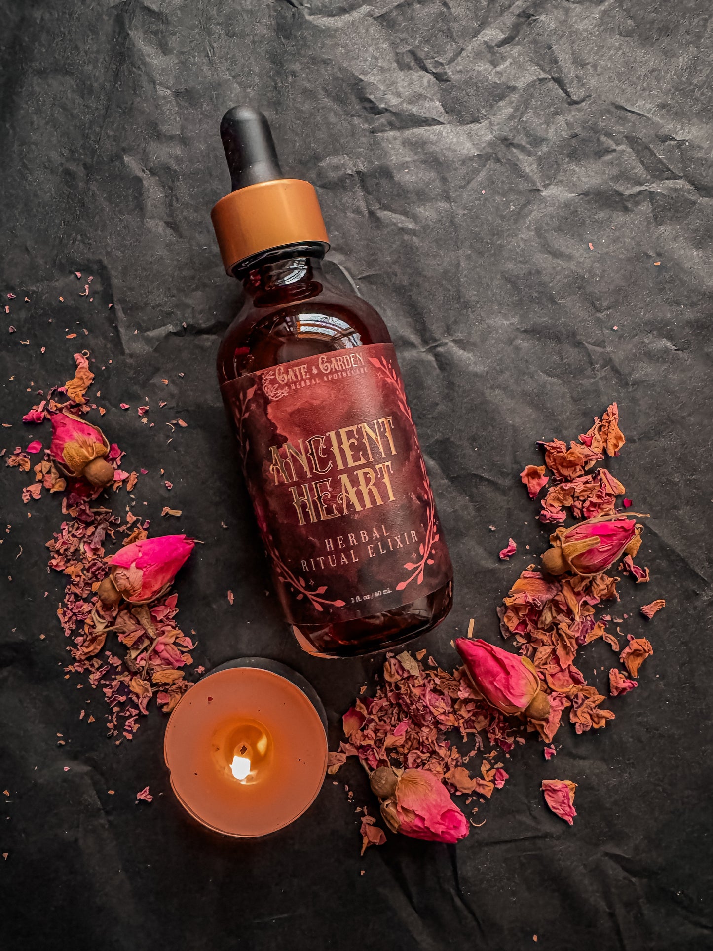 Ancient Heart Ritual Heart Opening Elixir by Gate & Garden Herbal Apothecary