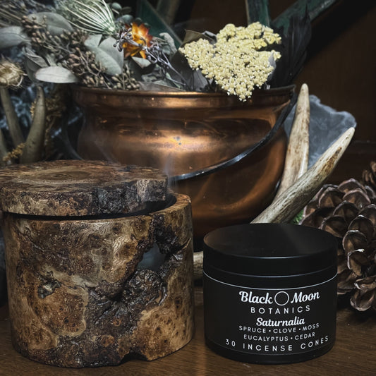 Saturnalia Incense Cones by Black Moon Botanics