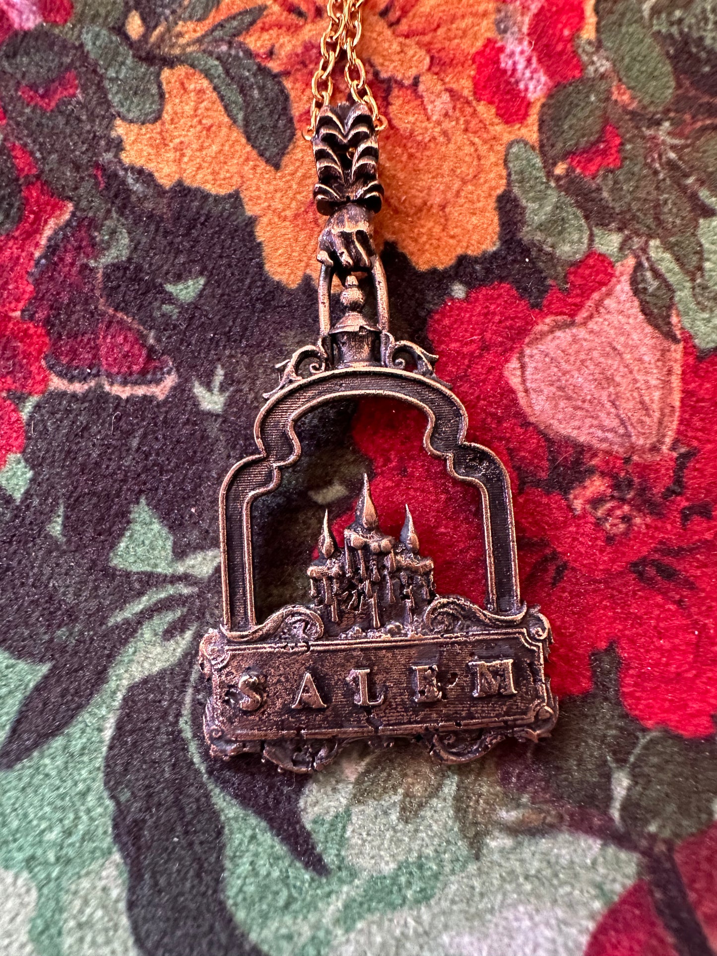 Handcrafted Salem Pendant – A Tribute to Witch City - by Julian the 2nd