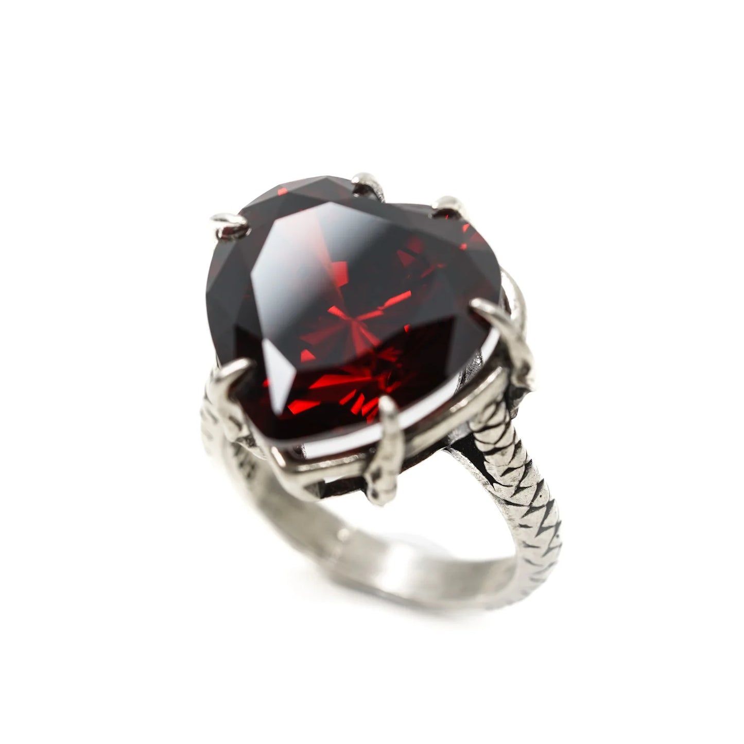 Love Bites Red Heart Ring