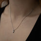 Tiny Goat Head Sterling Silver Necklace by Lily Streeter