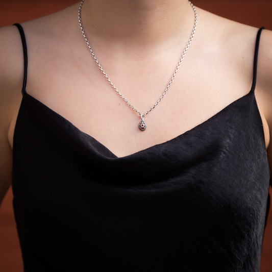 Pagan Priest Pentagram Charm Necklace