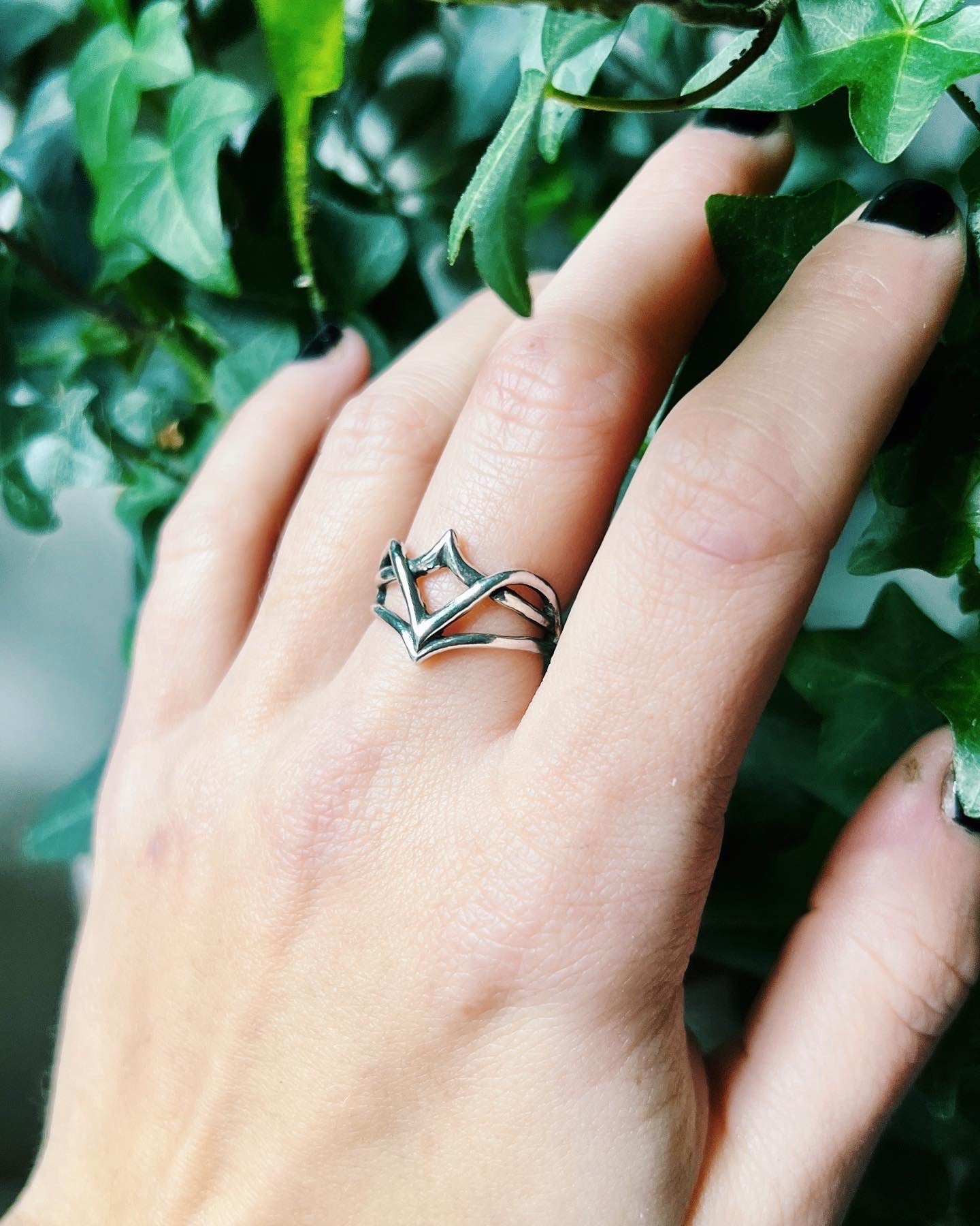 Elven Sterling Silver Ring by Lily Streeter