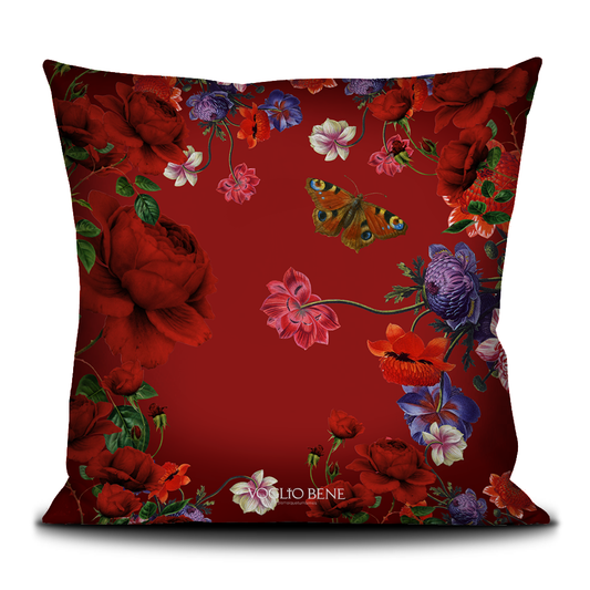 Shut Up Velvet Pillow by Voglio Bene (20x20”)