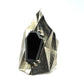 Black Onyx Coffin Faceted Brutalist Ring In White Bronze by Julian the 2nd