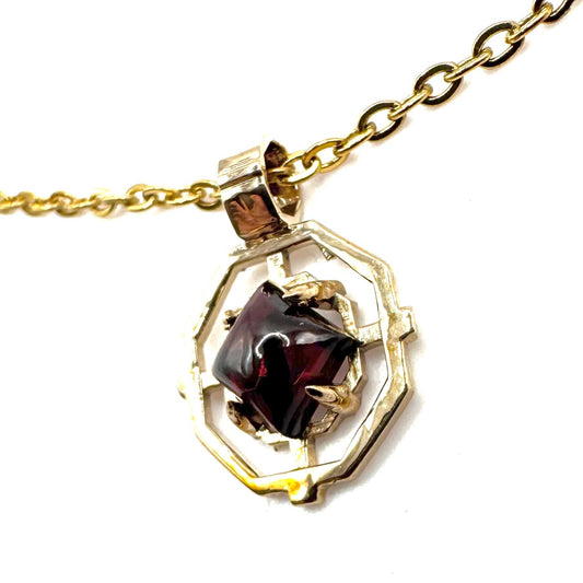 Sanctum Pendant In Garnet And Bronze by Julian the 2nd