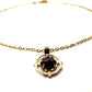 Sanctum Pendant In Garnet And Bronze by Julian the 2nd