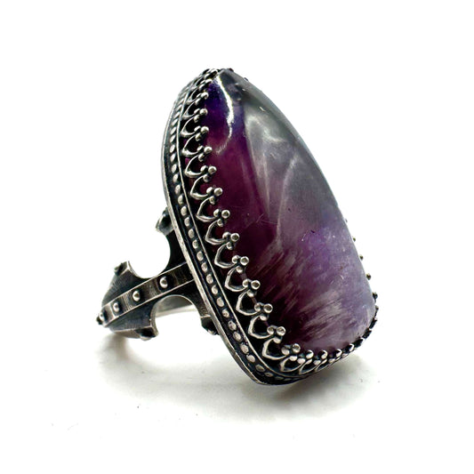 Amethyst Empress Ring in Sterling Silver by Julian the 2nd