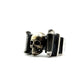 Skull Ring in Sterling Silver and Bronze by Julian the 2nd