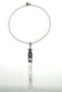 The Pendragon Sword Pendant With Lemurian Quartz In Sterling Silver by Julian the 2nd