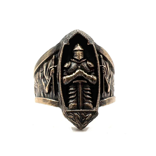 Pendragon Ring in Bronze and White Bronze by Julian the 2nd