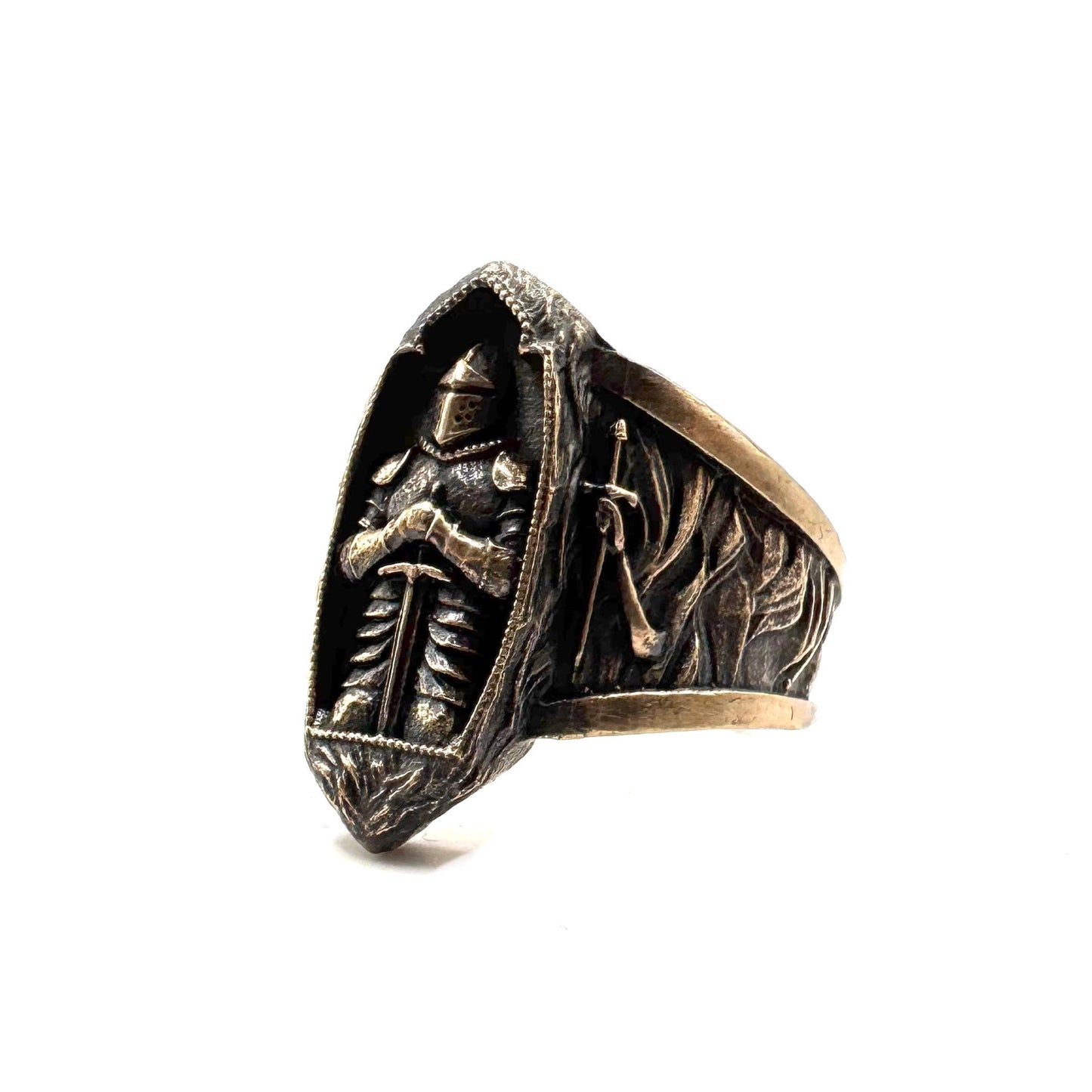 Pendragon Ring in Bronze and White Bronze by Julian the 2nd