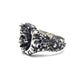 The Serpent’s King Ring In Sterling Silver by Julian the 2nd