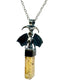 Lilith’s Sword Imperial Topaz Necklace in Sterling Silver by Julian the 2nd