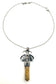 Lilith’s Sword Imperial Topaz Necklace in Sterling Silver by Julian the 2nd