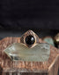Brass Draco Ring with Black Onyx by Acid Queen