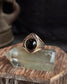 Brass Draco Ring with Black Onyx by Acid Queen
