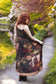 The Messenger Maxi Slip Dress w/ Joan of Arc & Florals