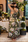 Fleur De Lune Bohéme Maxi Slip Dress w/ Florals & Bees