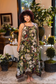 Fleur De Lune Bohéme Maxi Slip Dress w/ Florals & Bees