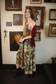 I Dream in Flowers Bohéme Maxi Slip Dress w/ Bees
