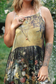 I Dream in Flowers Bohéme Maxi Slip Dress w/ Bees