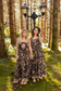 Lionheart Bohéme Maxi Slip Dress w/ Botanicals & Narnia Print