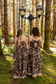 Lionheart Bohéme Maxi Slip Dress w/ Botanicals & Narnia Print