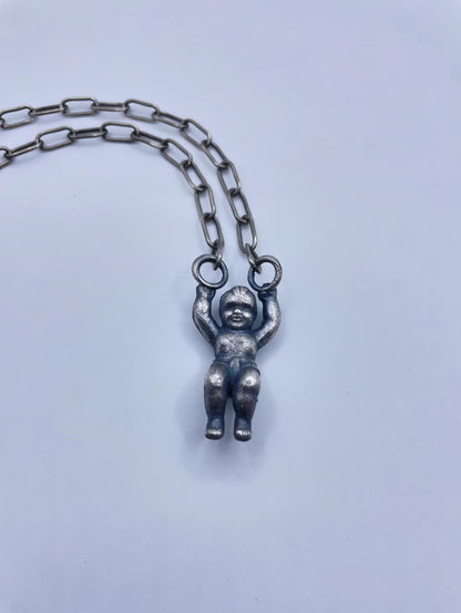 Collection: Silver Baby Doll Necklaces by Inex Jewelry