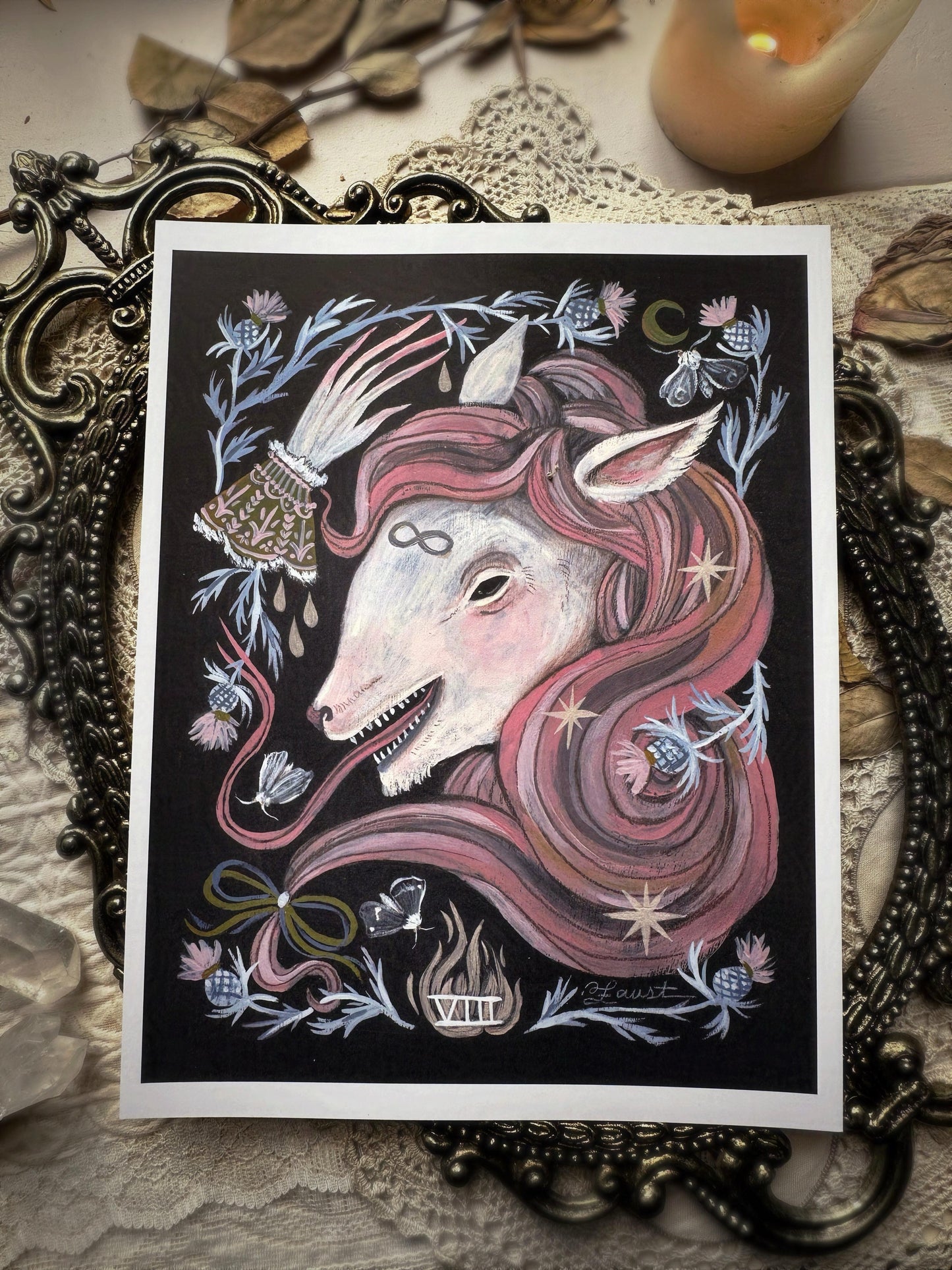 Strength in Sweetness 8.5x11 Art Print by Olivia Faust