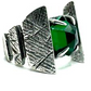 Paladin’s Curse with Emerald in Sterling Silver by Julian the 2nd