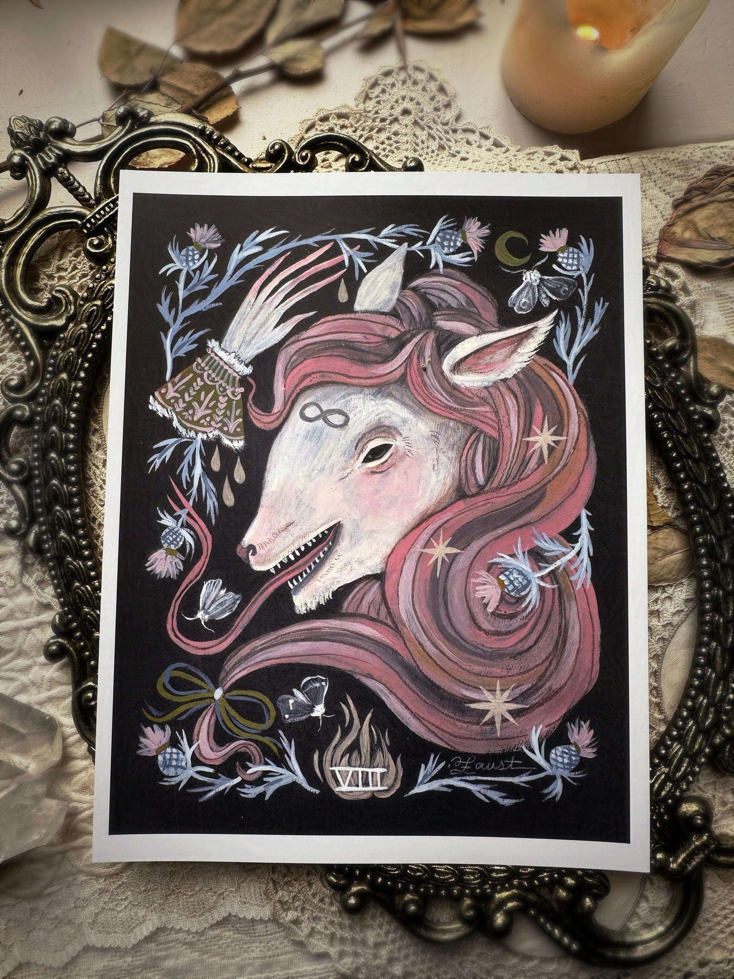 Strength in Sweetness 8.5x11 Art Print by Olivia Faust
