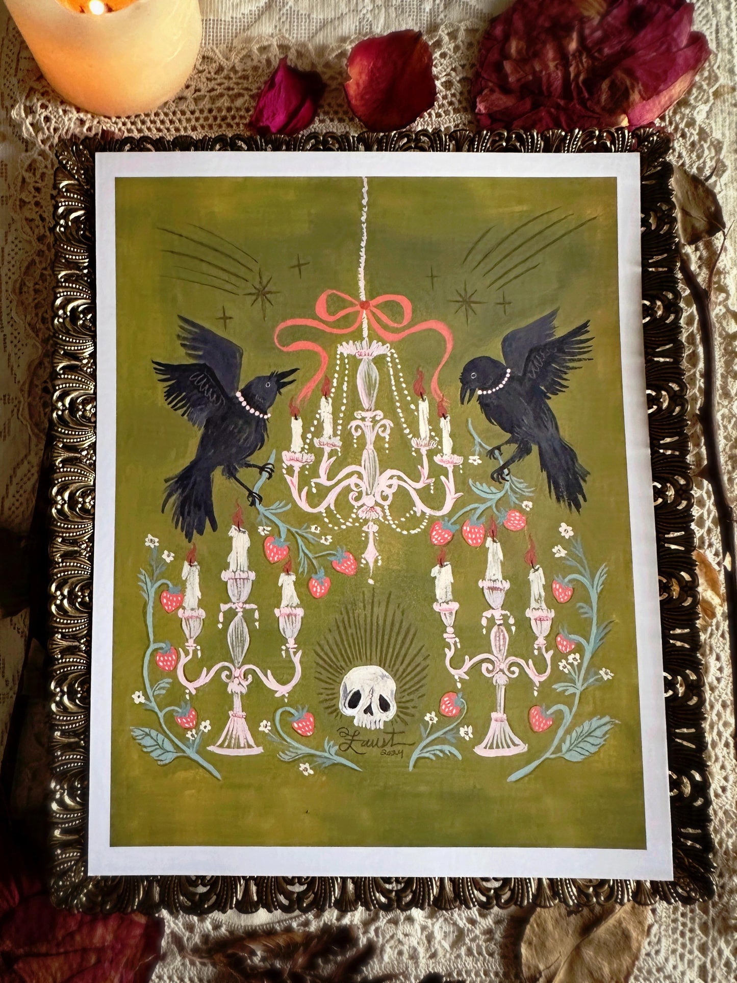 Decadence, Decay & The Longest Day 8.5x11 Art Print by Olivia Faust